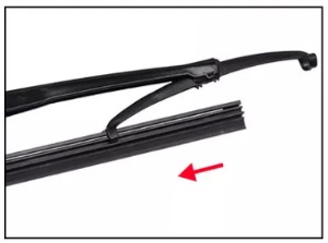 metal wiper blade 