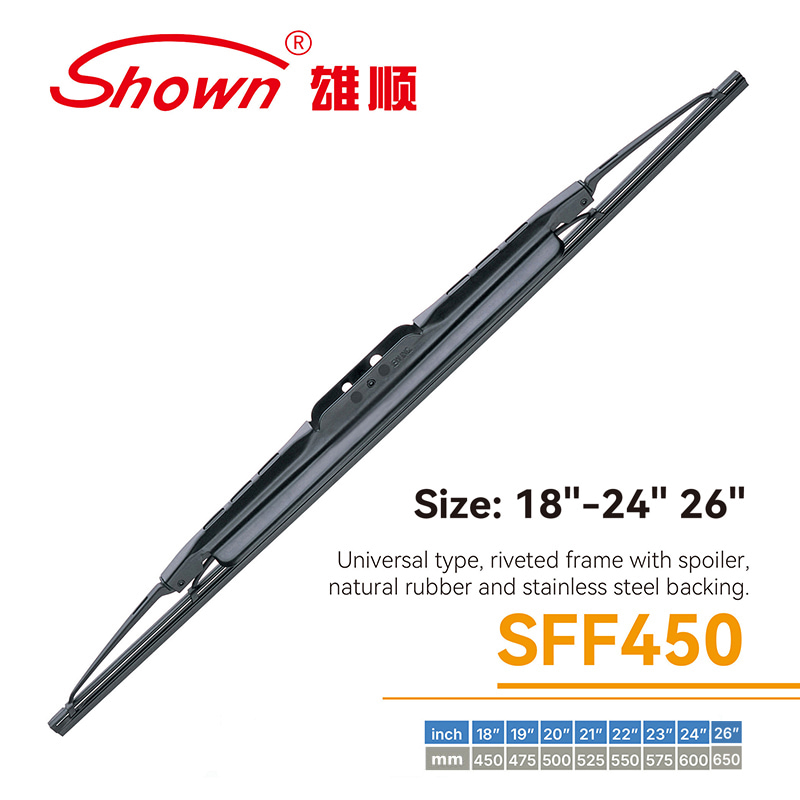 Wiper blade with spolier